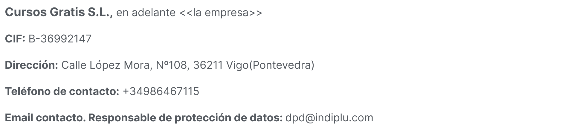 cursos gratis desempleados barakaldo política de privacidad